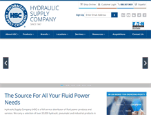 Tablet Screenshot of hydraulic-supply.com